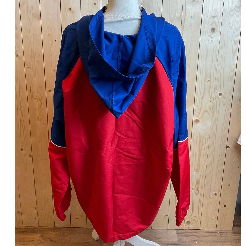 Philadelphia Phillies Men's Windbreaker Jacket, Navy Blue and Red - Size 2XL - Picture 6 of 9